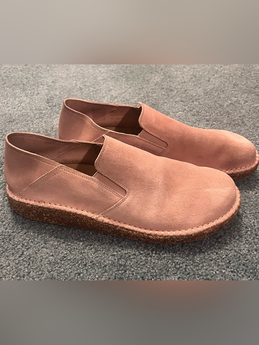 Birkenstock Women's Slip-On Suede Loafers in Dusty Rose